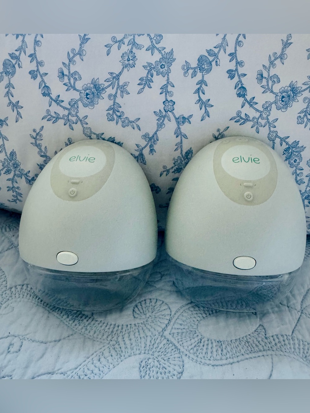 Elvie Double Electric Breast Pump - White (Pair)